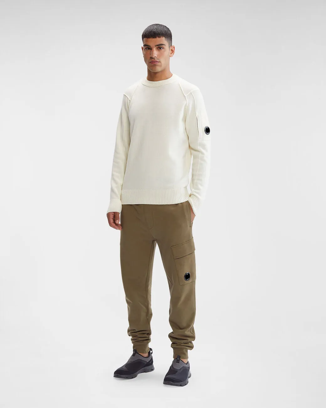Lambswool Jumper Gauze White