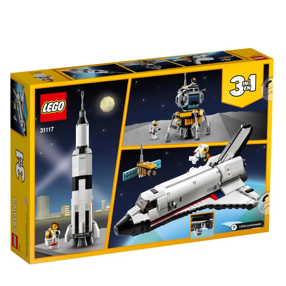 LEGO 31117 Creator - Space Shuttle Adventure 3-in-1