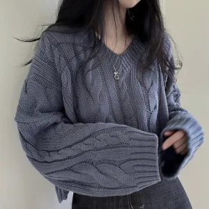 Loose Style Knitted Super Warm Winter Sweaters