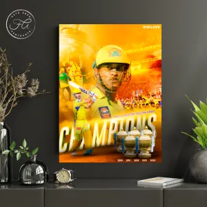 M S Dhoni - Thala & his Yellow Brigrade #YELLOVE