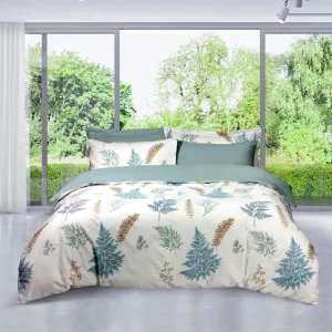 Marie Claire Lumine 100% Combed Cotton 1000TC Fitted Sheet/Bed Set - Emerald