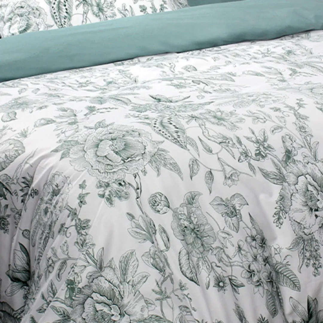 Marie Claire Lumine 100% Combed Cotton 1000TC Fitted Sheet/Bed Set - Gabrielle