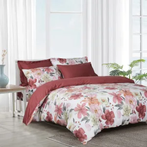 Marie Claire Lumine 100% Combed Cotton 1000TC Fitted Sheet/Bed Set - Sienna