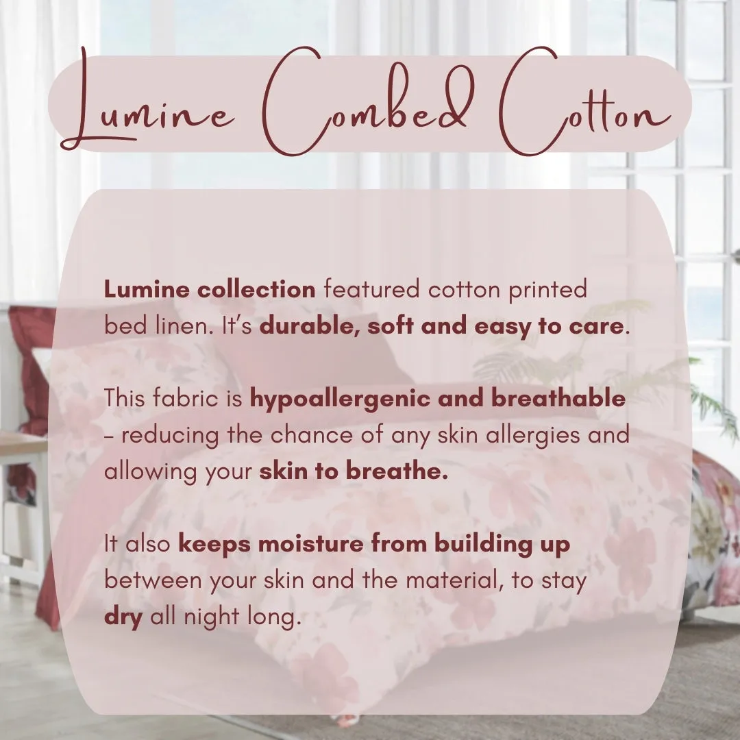 Marie Claire Lumine 100% Combed Cotton 1000TC Fitted Sheet/Bed Set - Sienna