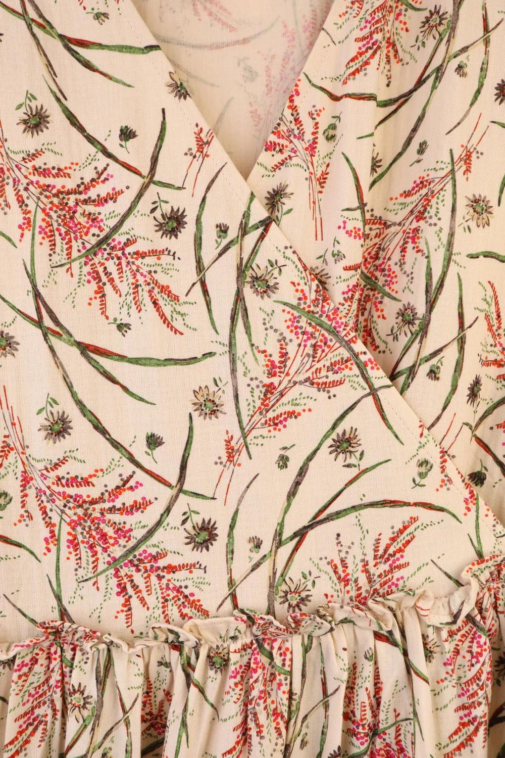 Meadows Kobus Dress Wheat Floral