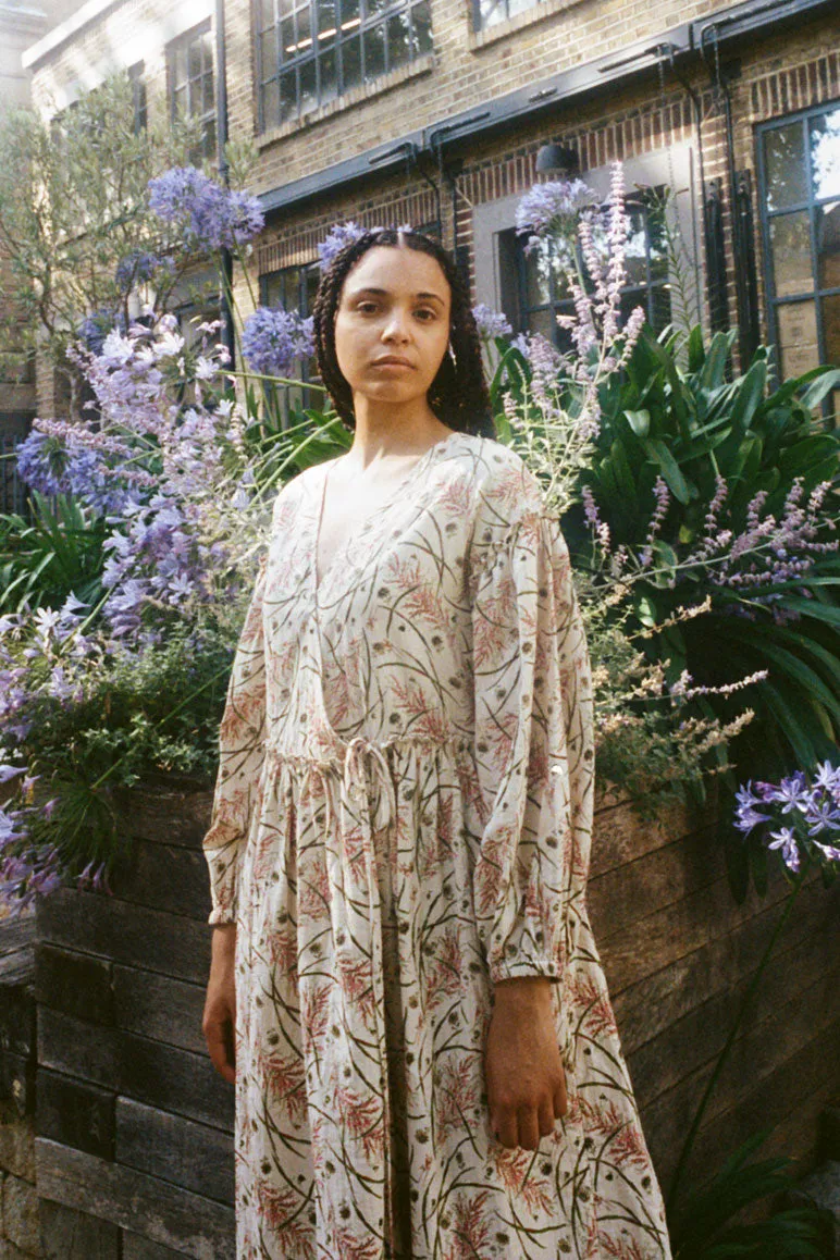 Meadows Kobus Dress Wheat Floral