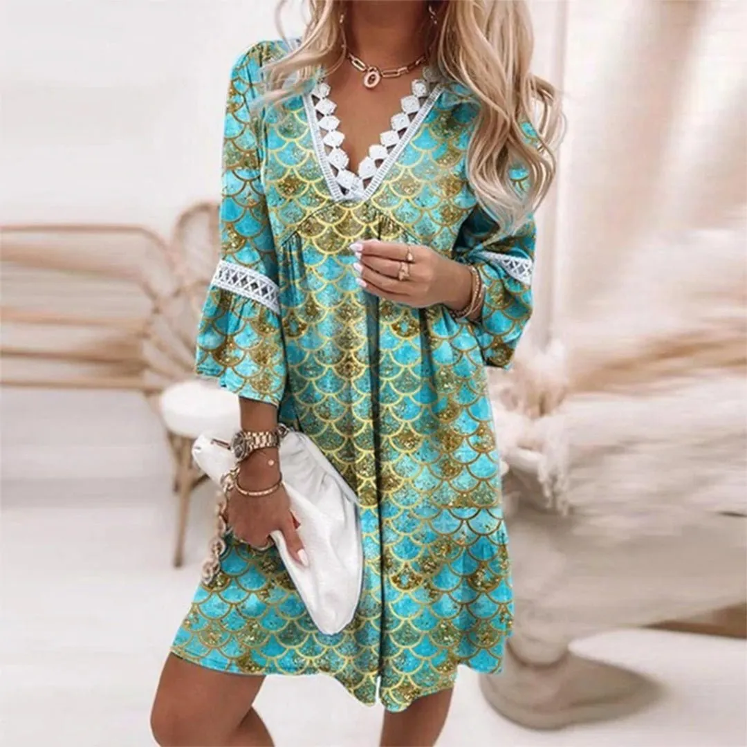 Medea - Stylish Printed Woman's Dress