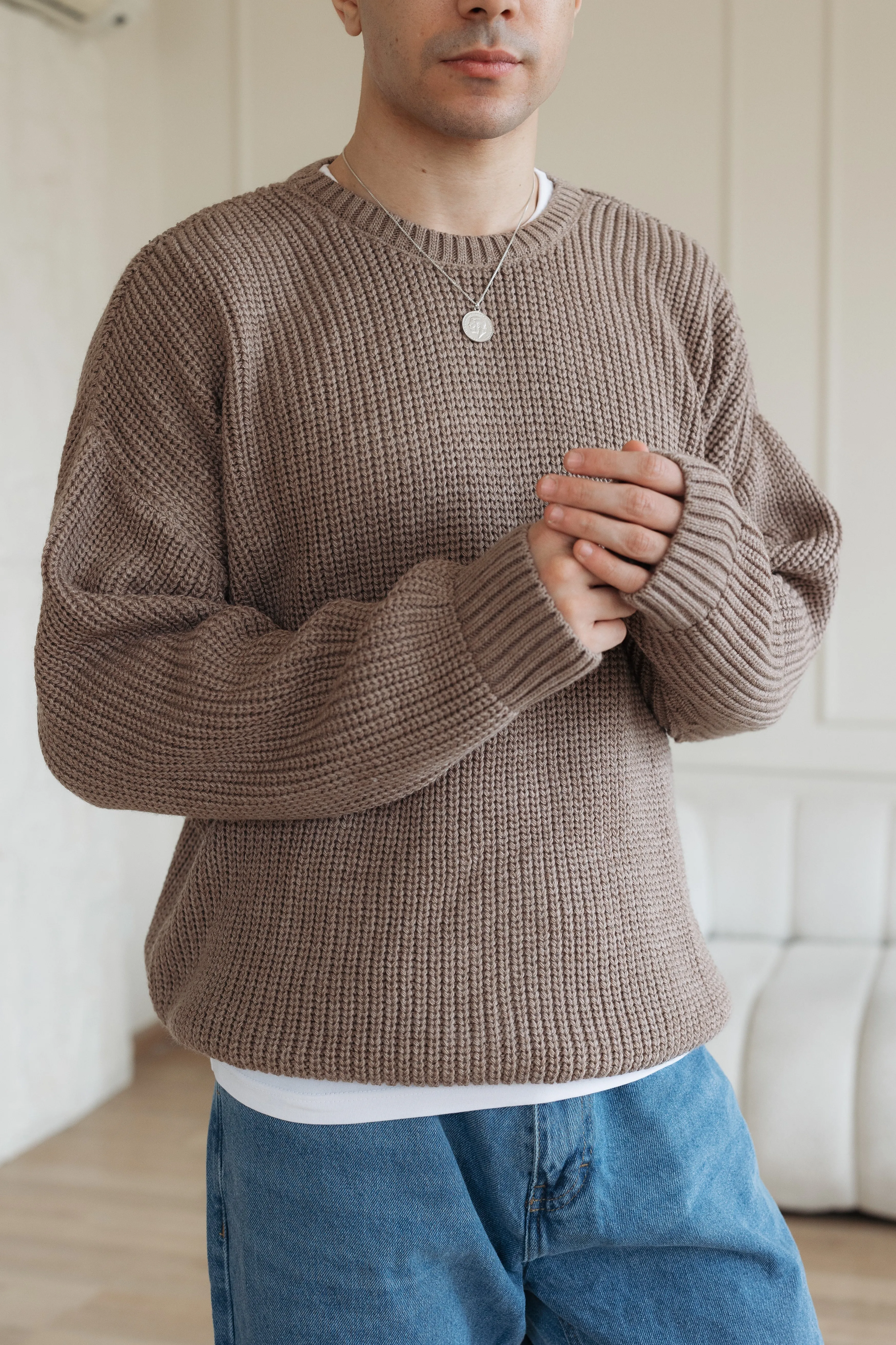 Men Knitted Pullover