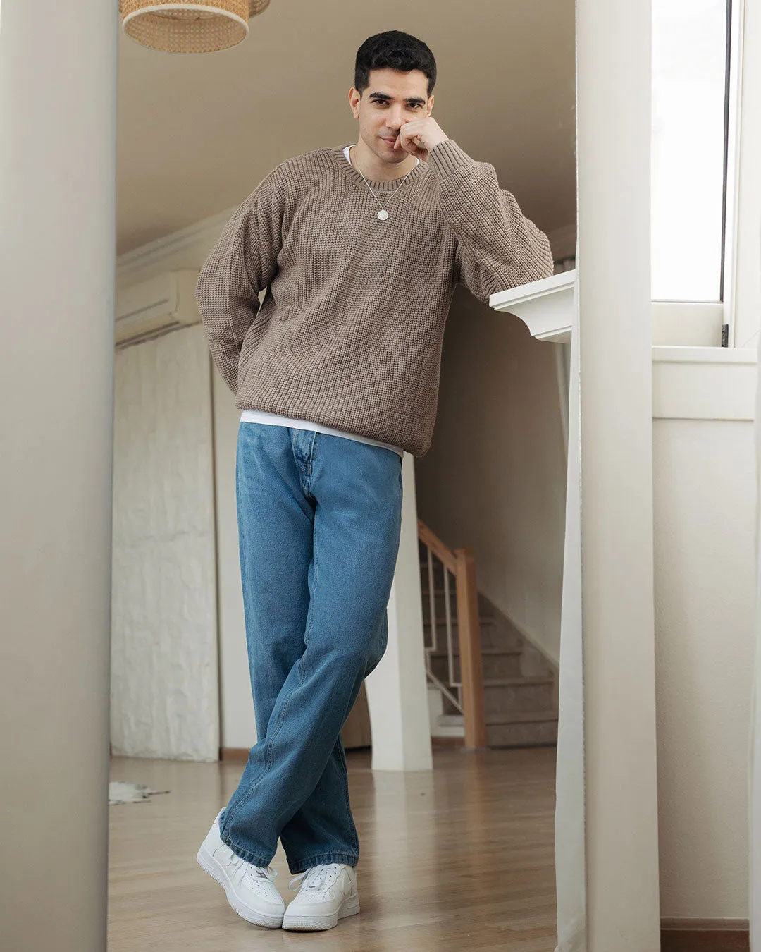 Men Knitted Pullover