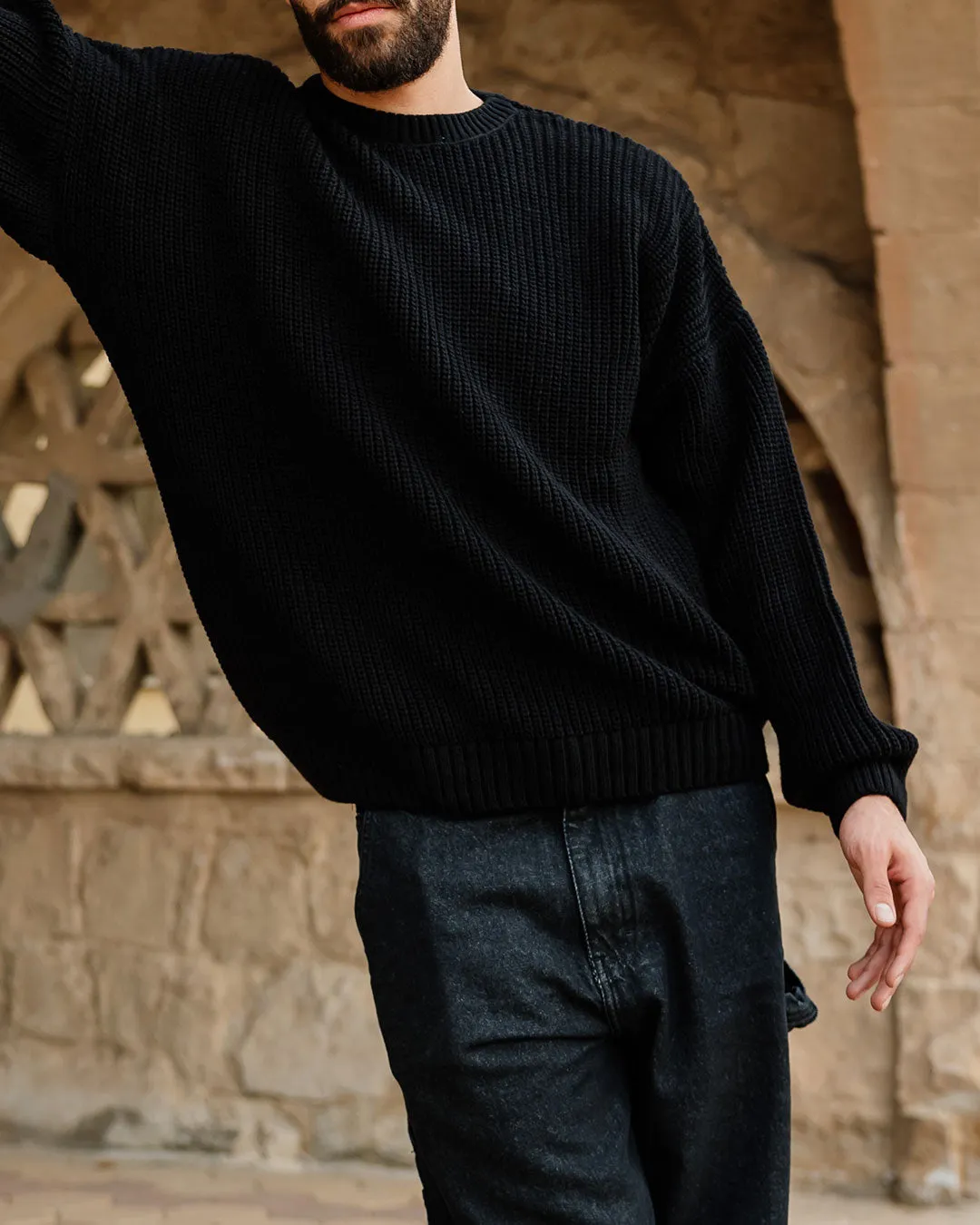 Men Knitted Pullover