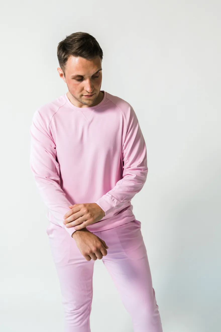 Men's Plain Bamboo Full Sleeve Pullover