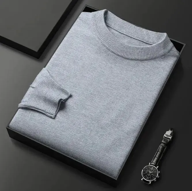 Men's Round Neck Long Sleeve Knitted Sweaters