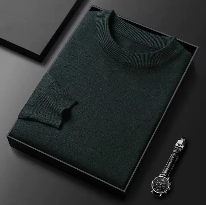 Men's Round Neck Long Sleeve Knitted Sweaters