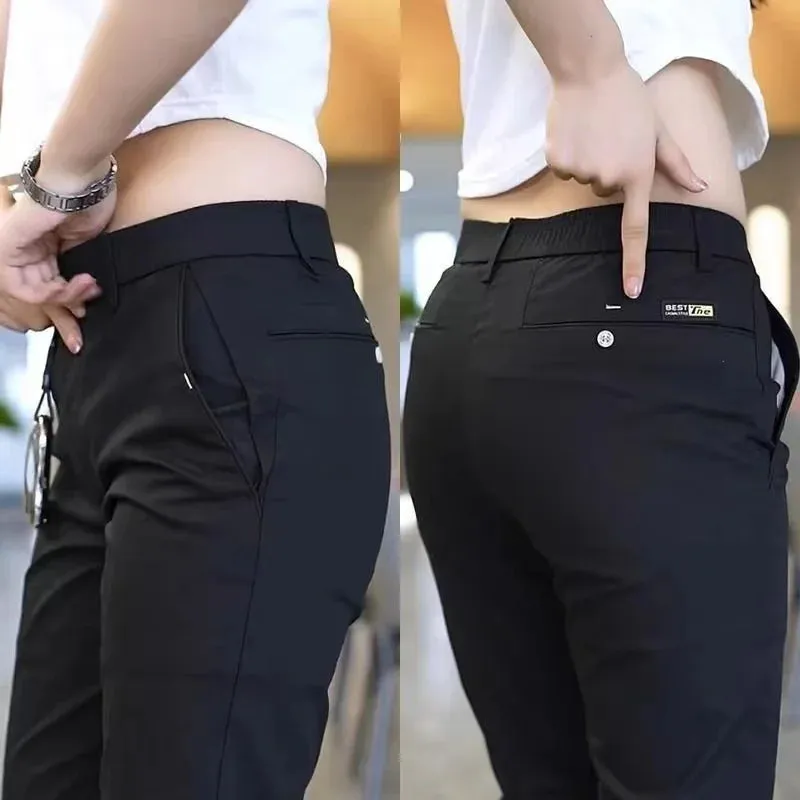 Men's Slim Straight Casual Pants