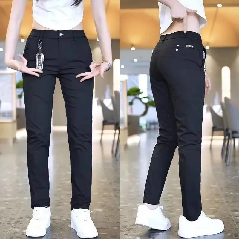 Men's Slim Straight Casual Pants