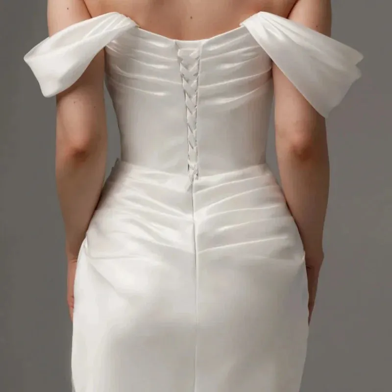 Mermaid Wedding Dress For Woman 2025 Elegant Custom made Simple Bridal Gowns Customized
