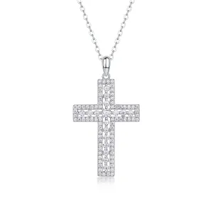 Minimal Cross Pendant Necklace-Unisex