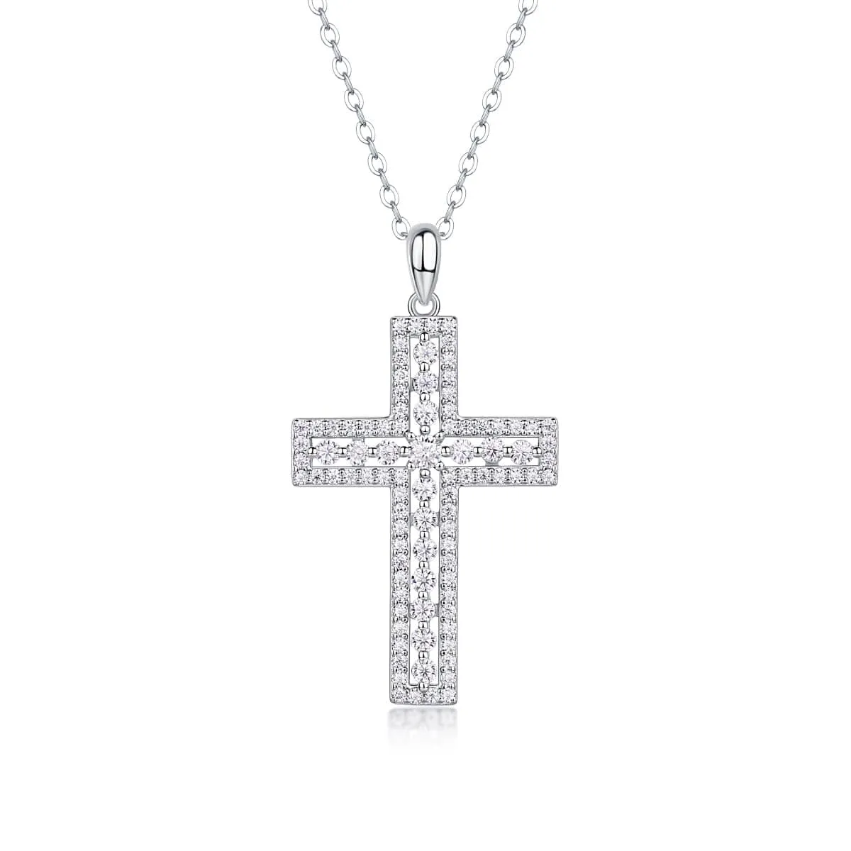 Minimal Cross Pendant Necklace-Unisex