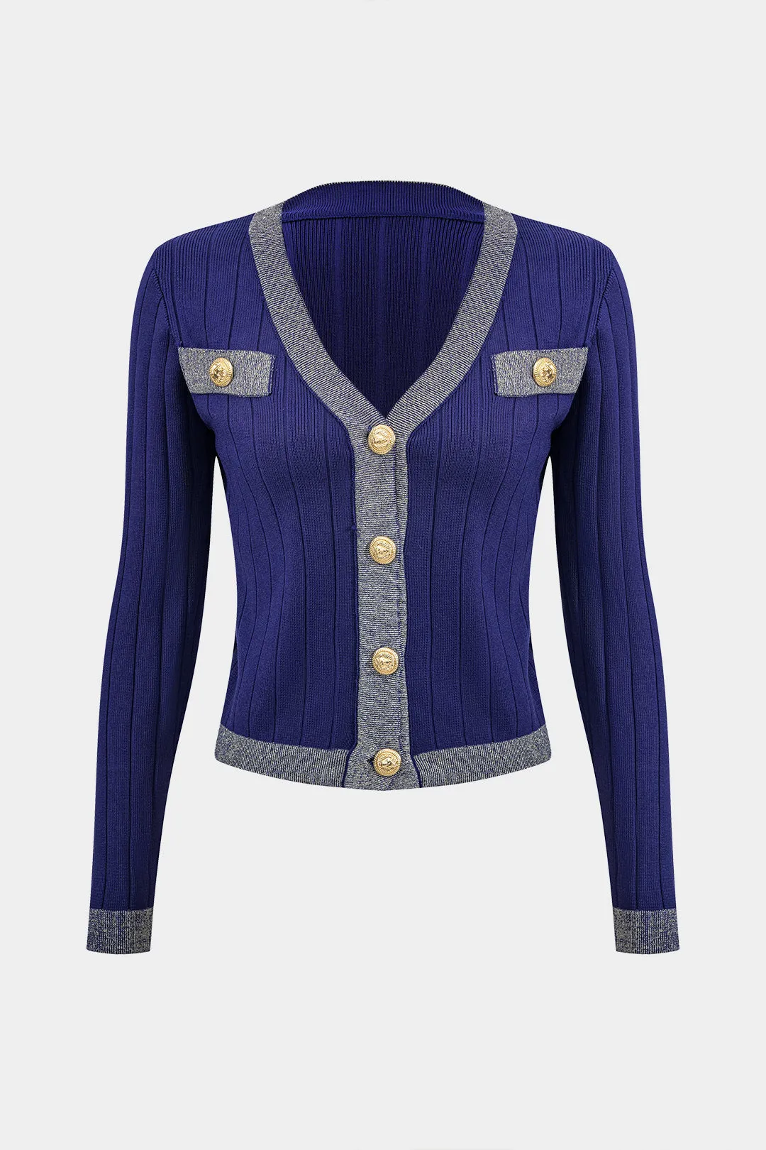Miriam- Chic Knit Button Ensemble Woman's Sweater Cardigan & Dress Set