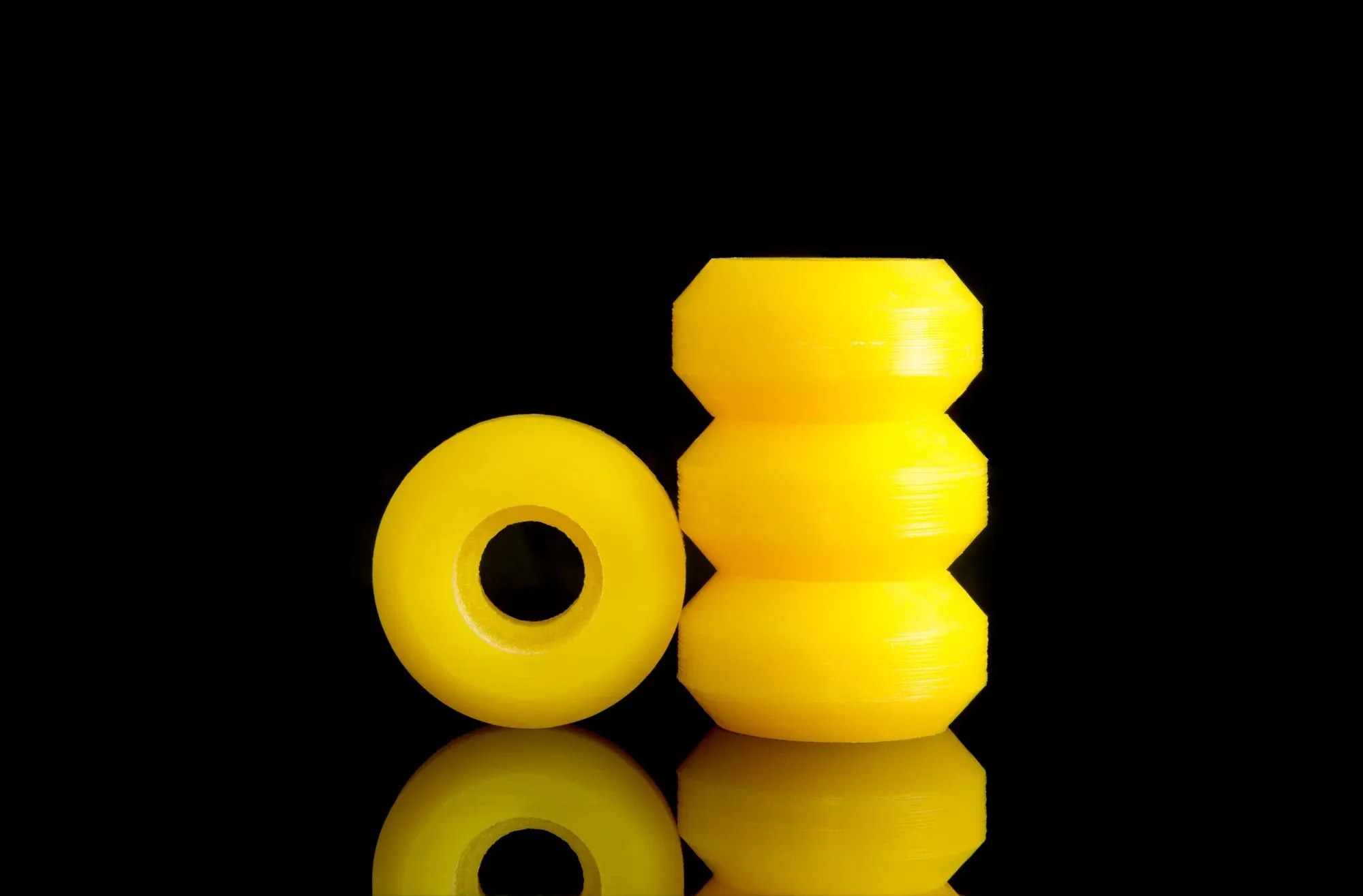 MOONSHINE - YELLOW - UHMW ANTI ROCKERS - 46mm