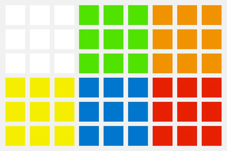 MoYu RS3 M 2020 3x3 Sticker Set