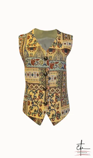 Multi-Colored Vintage Waistcoat