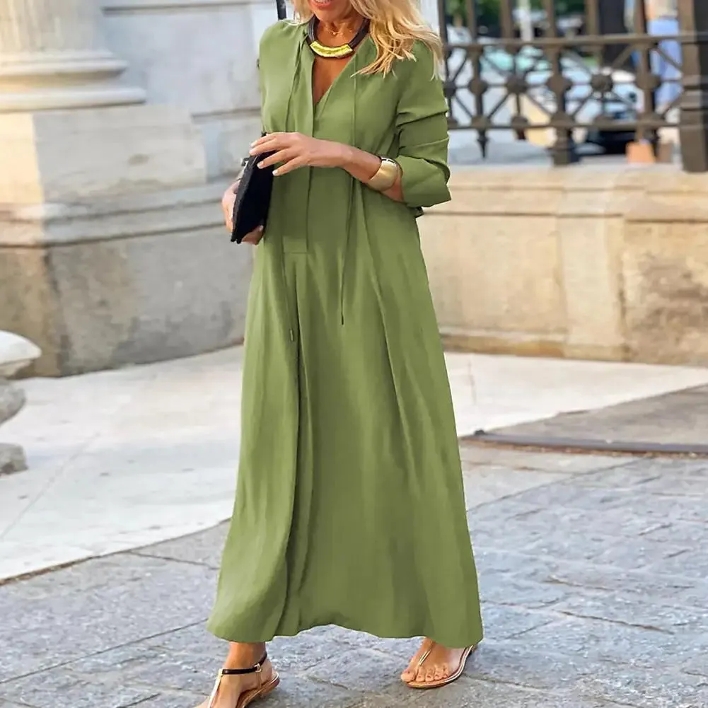 Nainsi® | Simple long women's dress