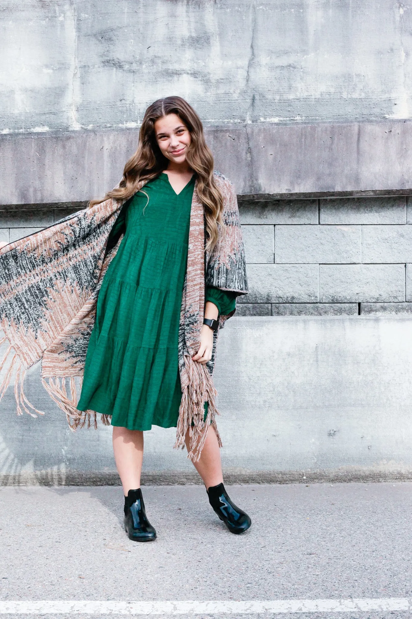 Nevada Fringed Shawl Cardigan