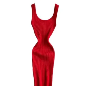 Noella Bodycon Soft Knit Midi Dress