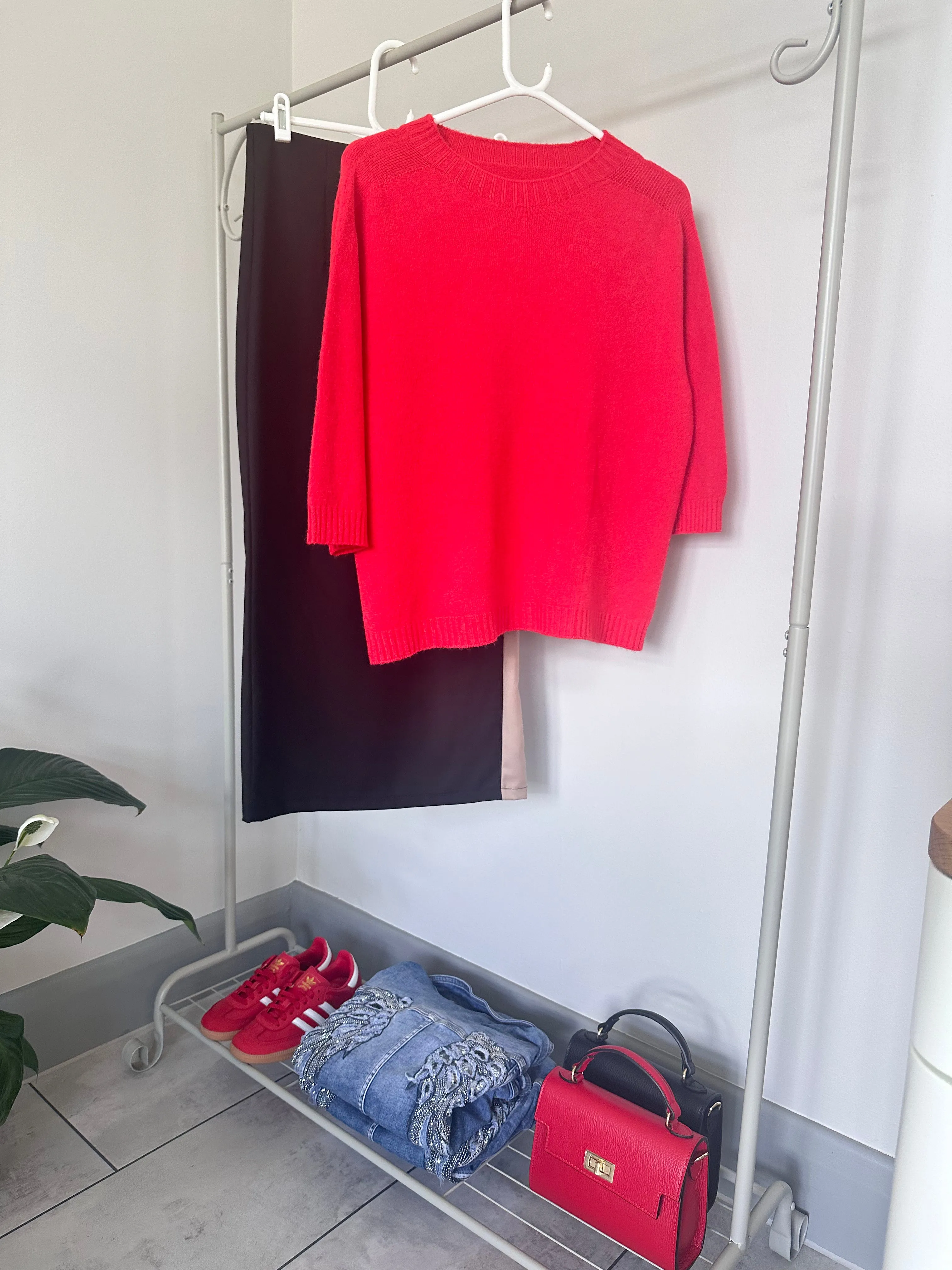 Oatmeal Half Sleeve Jumper