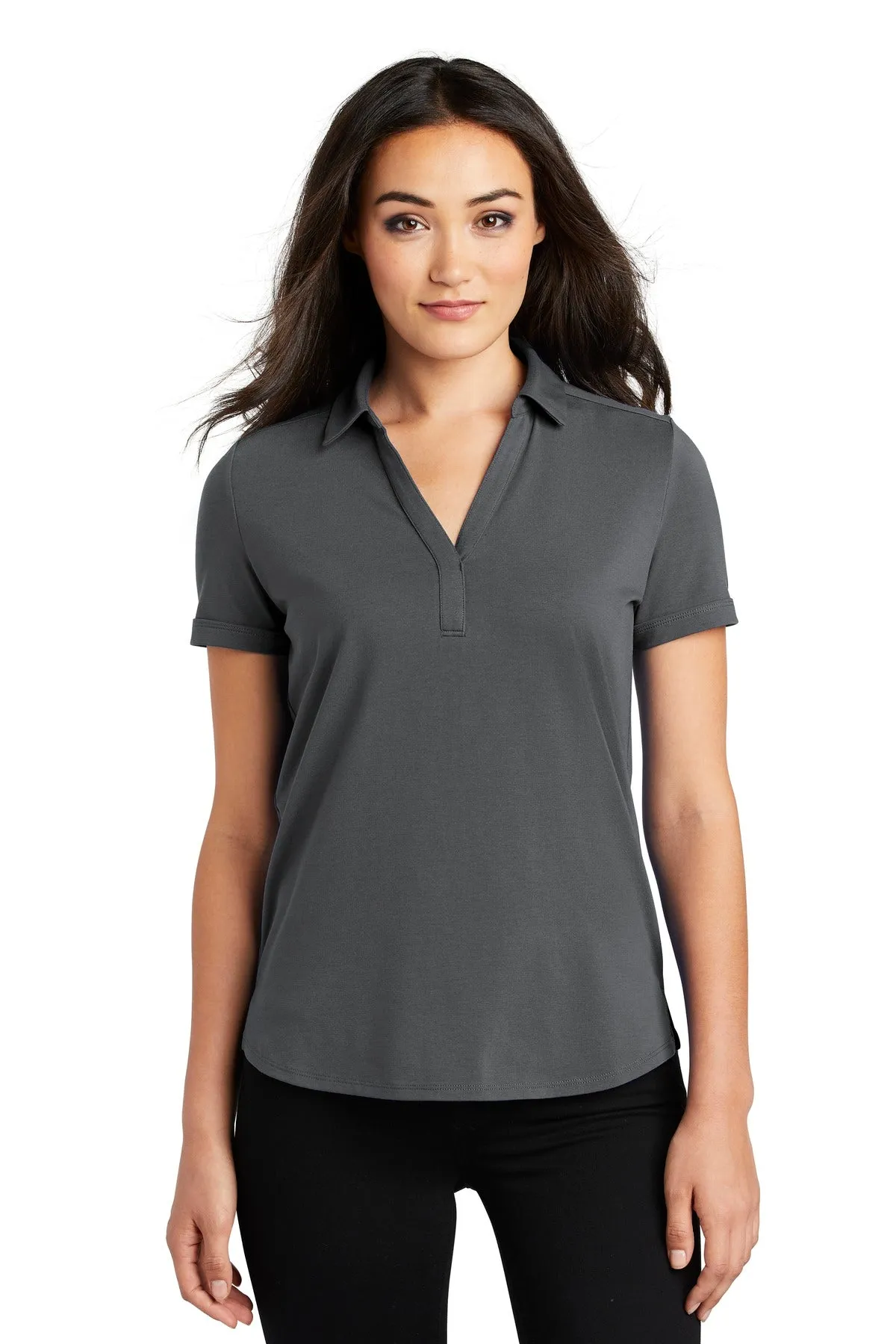 OGIO  Women's Limit Polo. LOG138 Diesel Grey