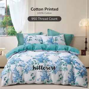 Online Exclusive Cotton Prints 950TC Fitted Sheet Set / Bed Set - HC0924 OE 3