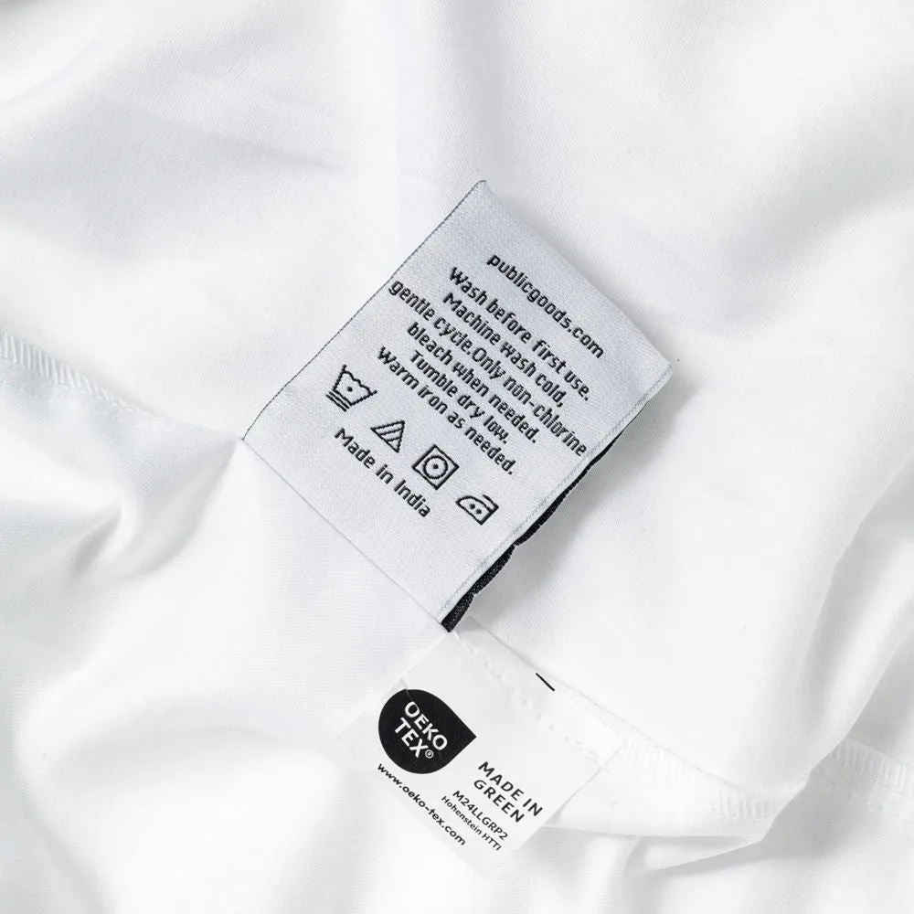 Organic Twin Duvet Cover and Fitted Sheet Set