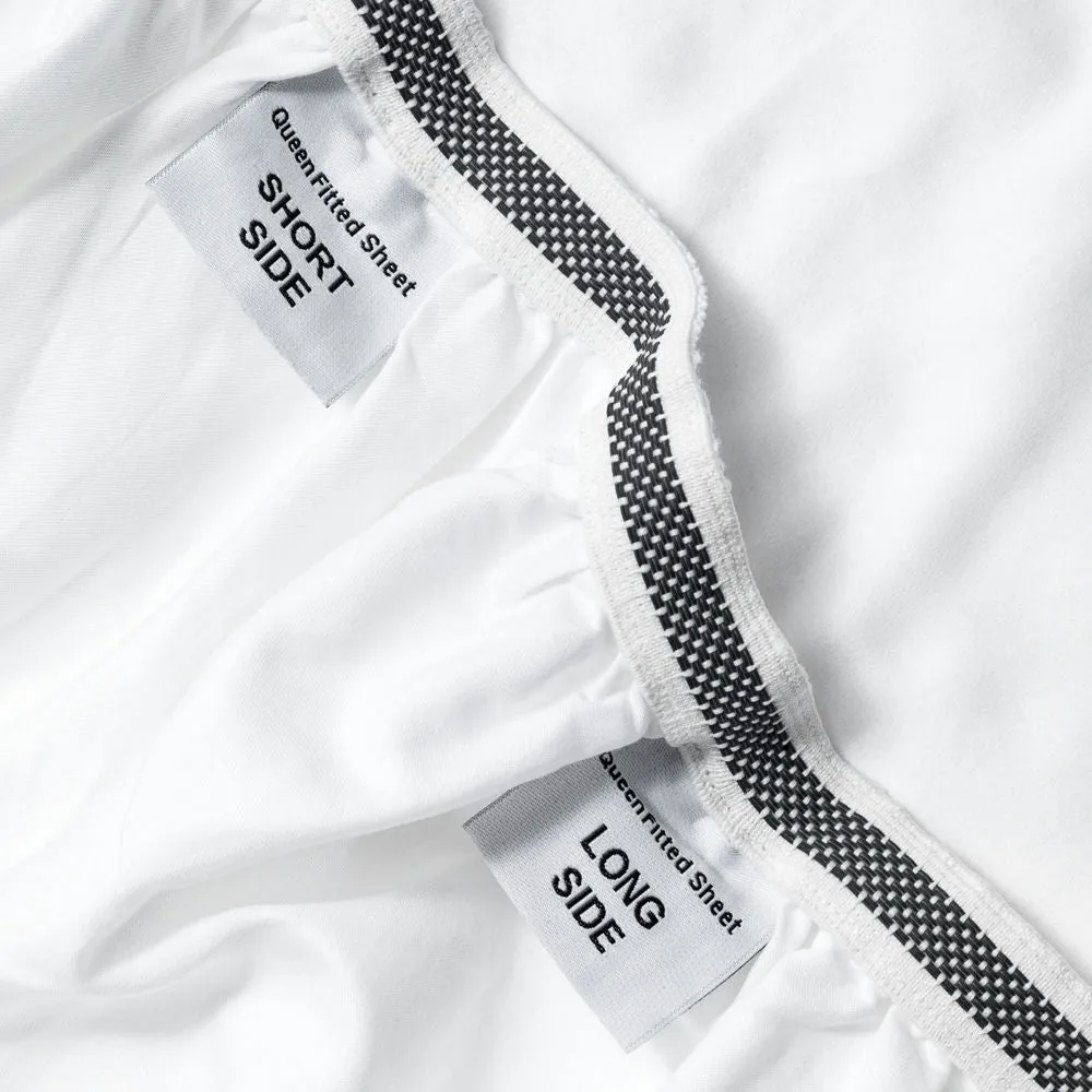 Organic Twin Duvet Cover and Fitted Sheet Set