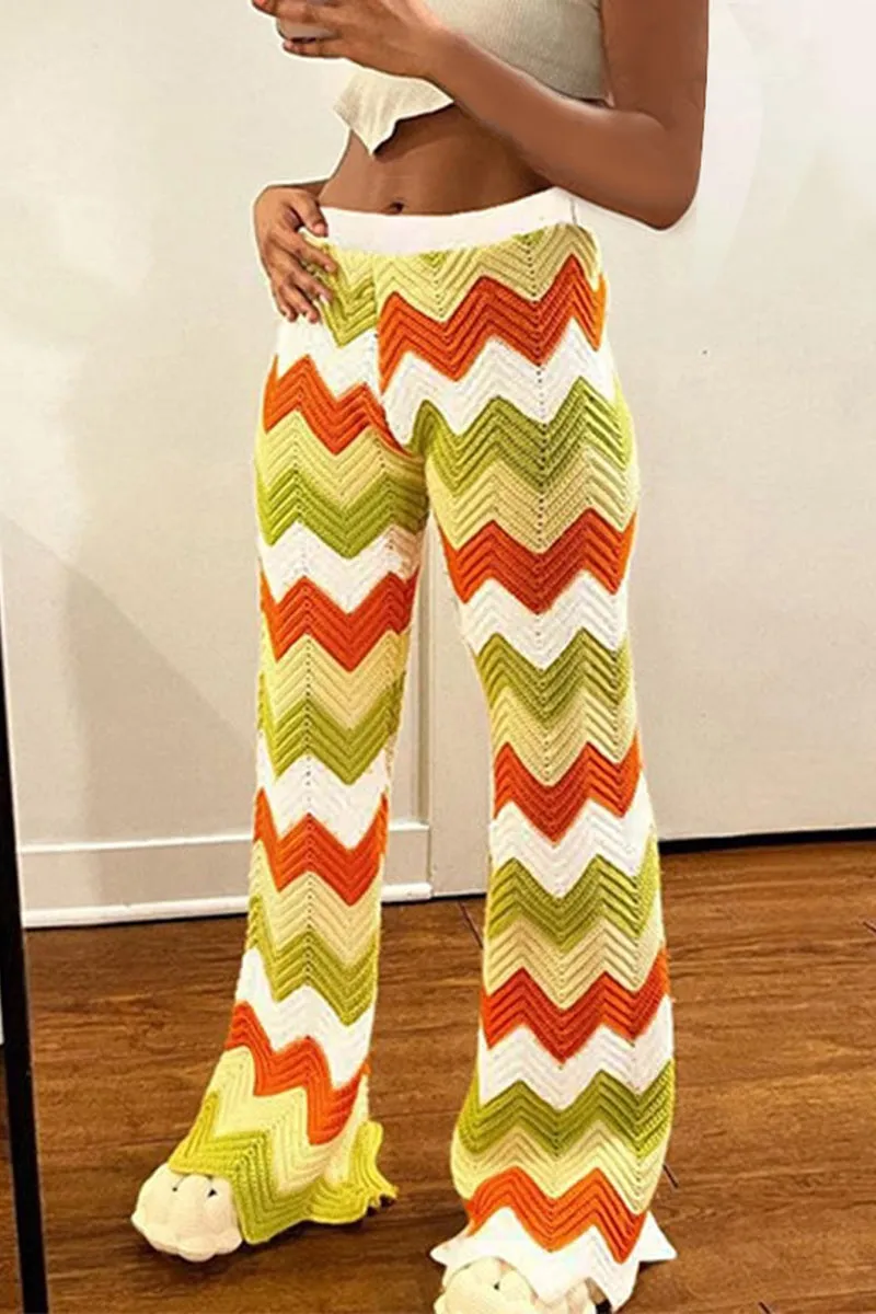 PI0104 Crochet Knitted Long Pants