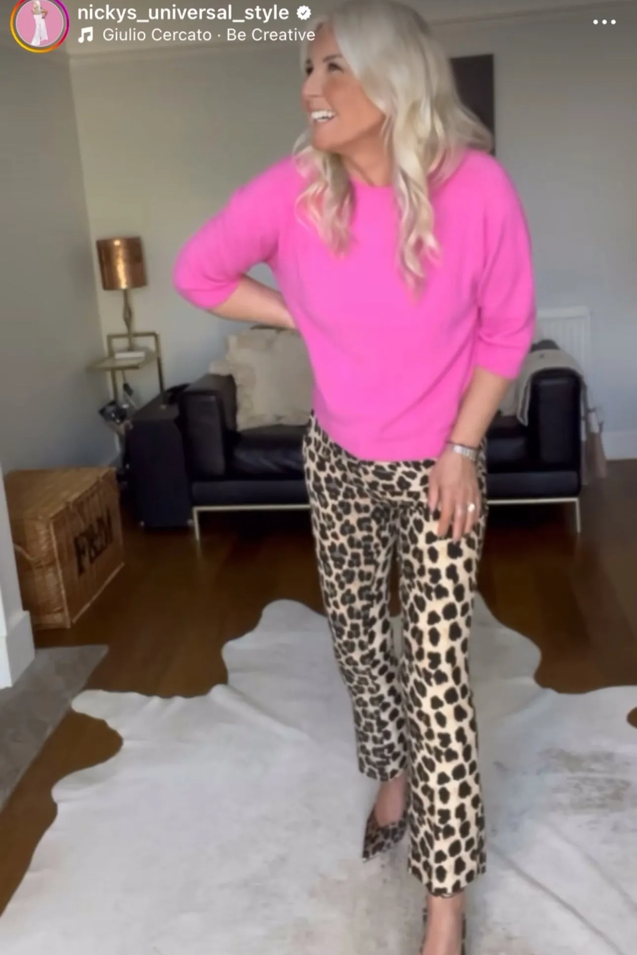 Pink Half Sleeve Jumper