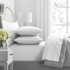 Premium 1000 Thread Count Egyptian Cotton White Sheet Sets by Renee Taylor