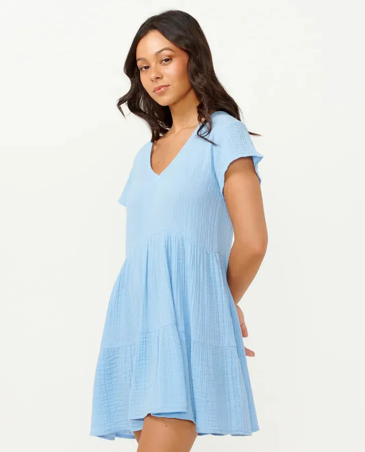 Premium Surf Dress- Mid Blue