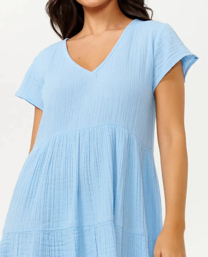 Premium Surf Dress- Mid Blue
