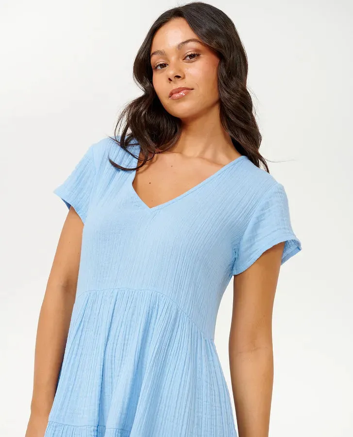 Premium Surf Dress- Mid Blue