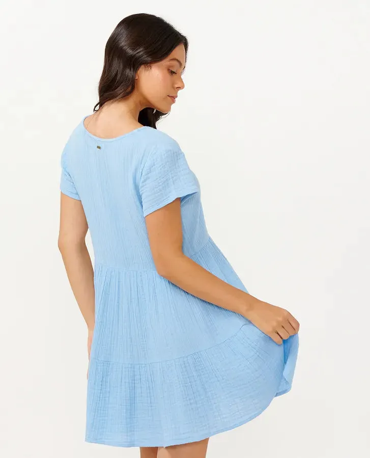 Premium Surf Dress- Mid Blue