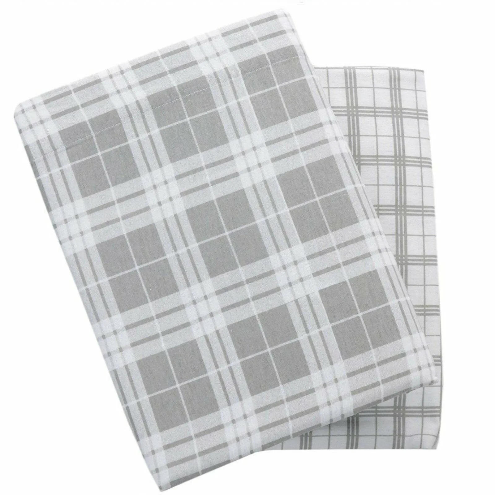 Quebec Flannelette Sheet Set - Grey