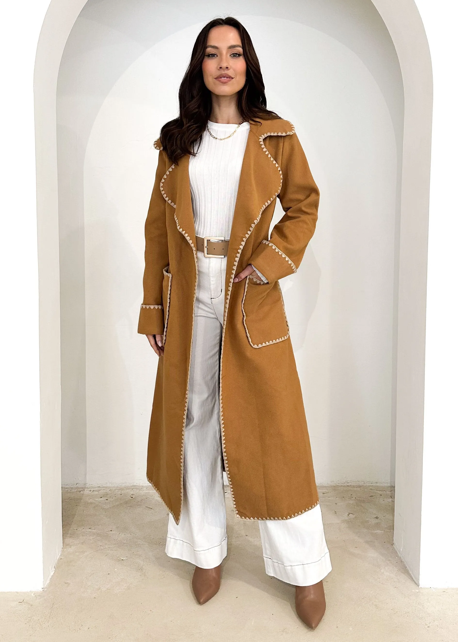 Rechra Coat - Camel