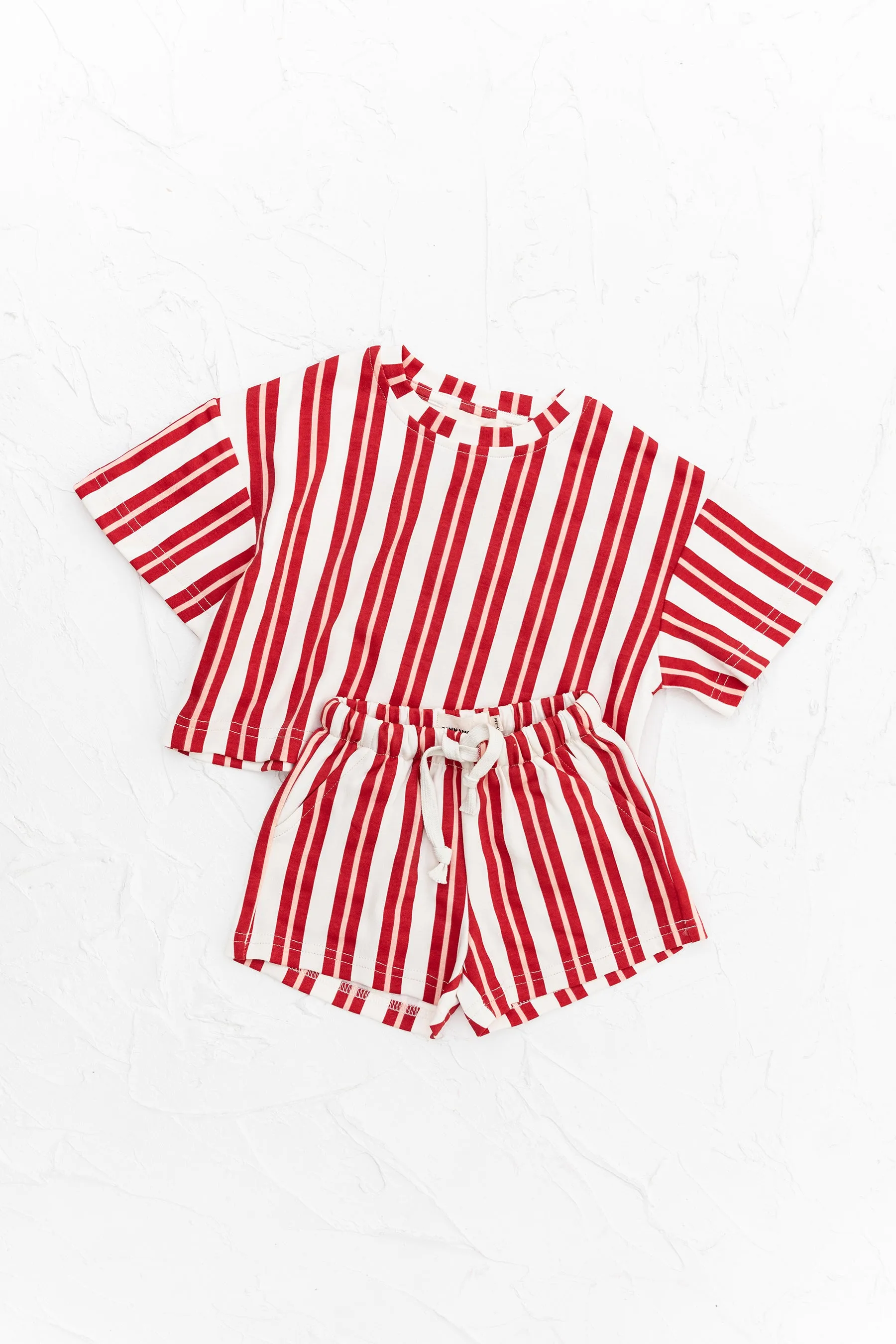 Red/Pink Stripe Set