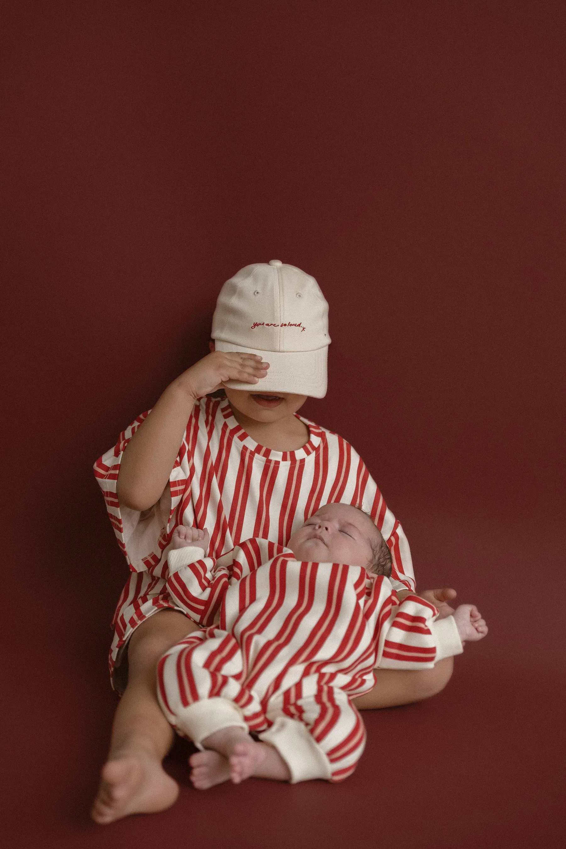 Red/Pink Stripe Set
