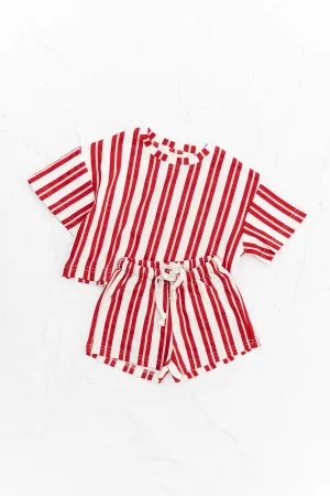 Red/Pink Stripe Set