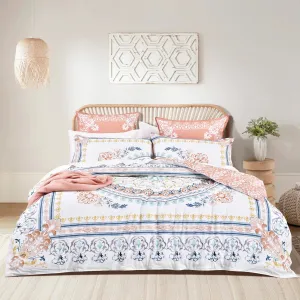 Renee Taylor 300 TC Cotton Reversible Quilt Cover Sets - Kalina