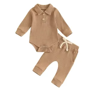 Ribbed Collar - Khaki