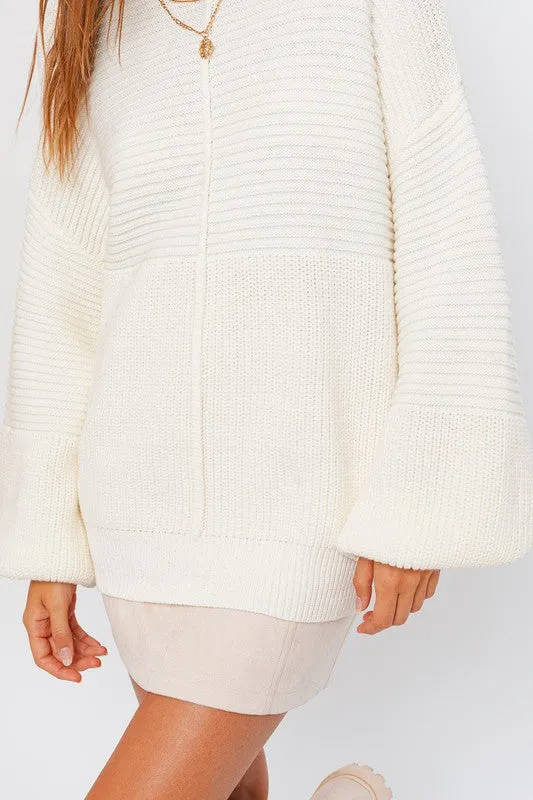 Ribbed Knitted Sweater (Various colors), Le Lis