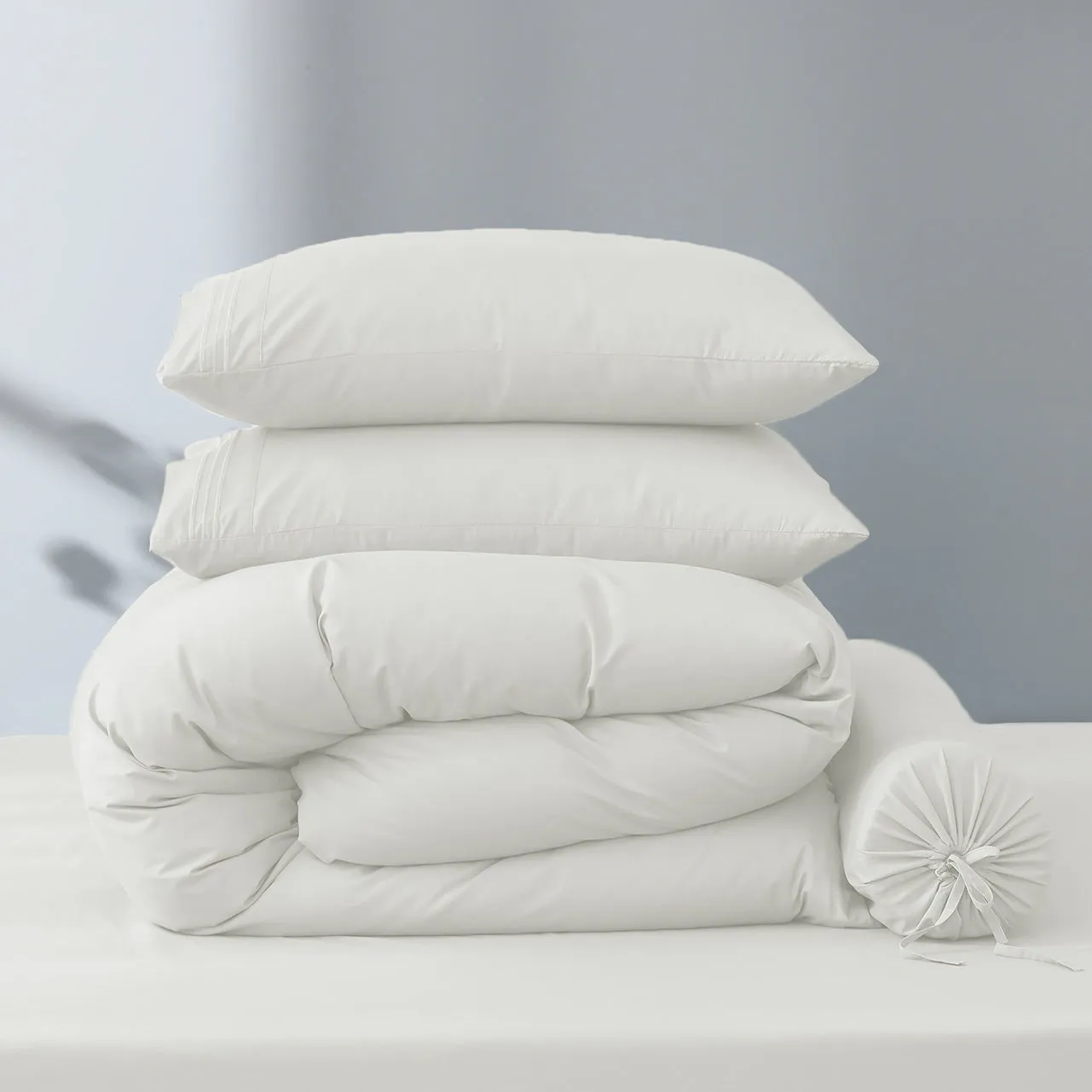 Robinsons Silky Soft Embroidered Microfibre Bed Sheet Set Core Collection